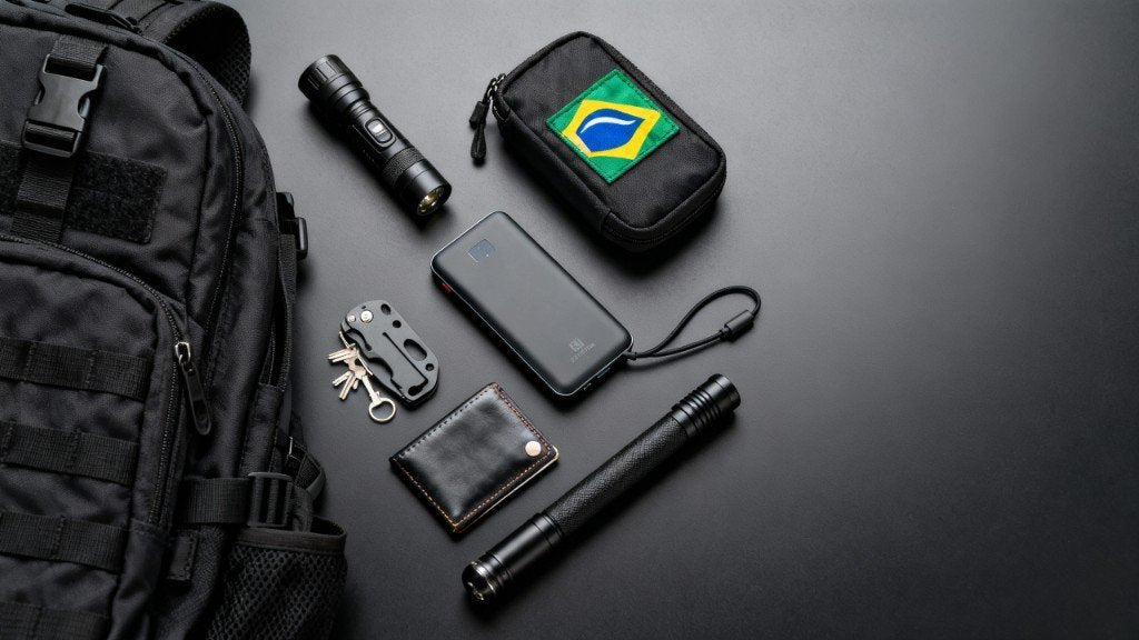 Kit EDC Tático (Everyday Carry) para Civis no Brasil: O Que Faz Sentido e o Que é Fantasia