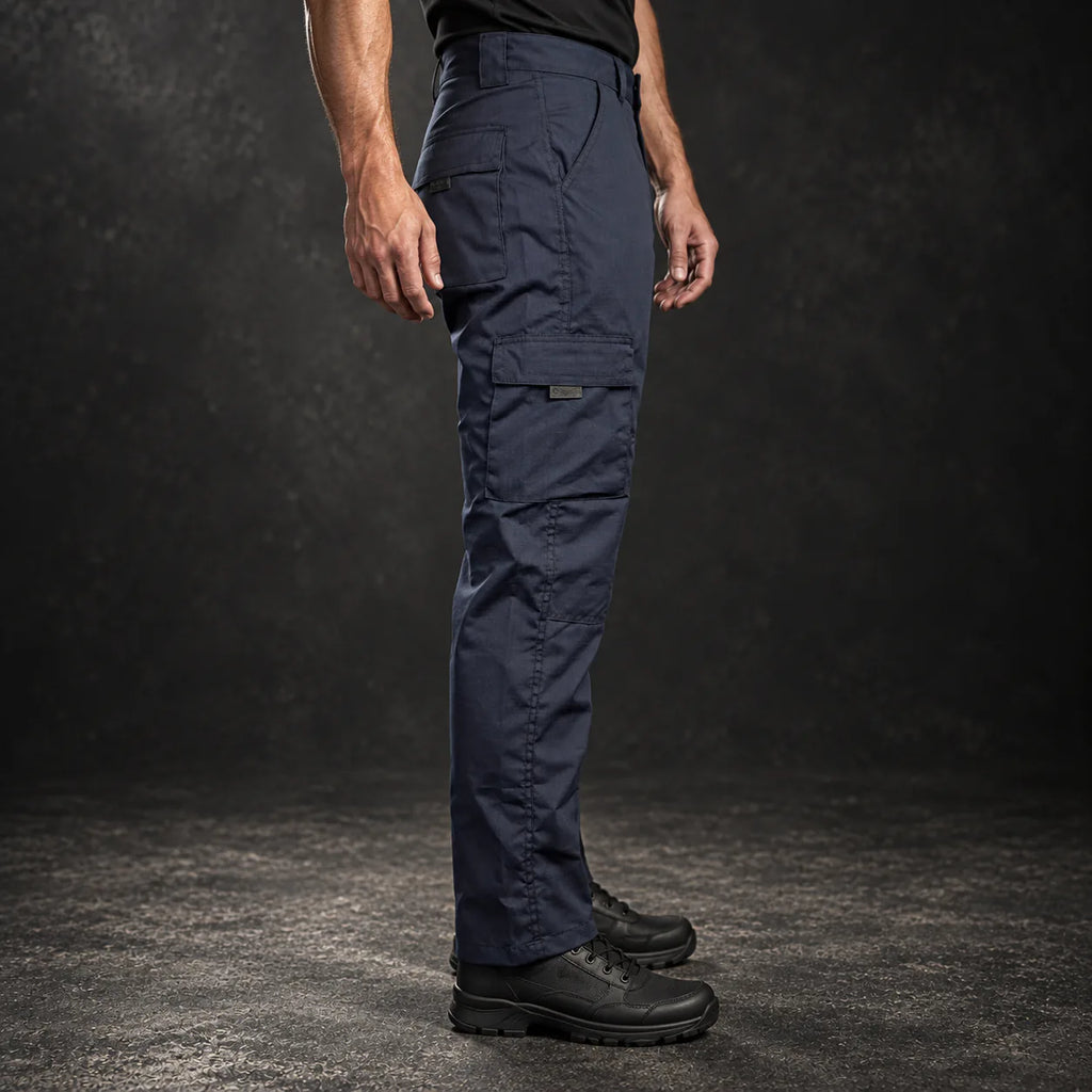 Calça tática Centrus azul em Rip-Stop, vista 2