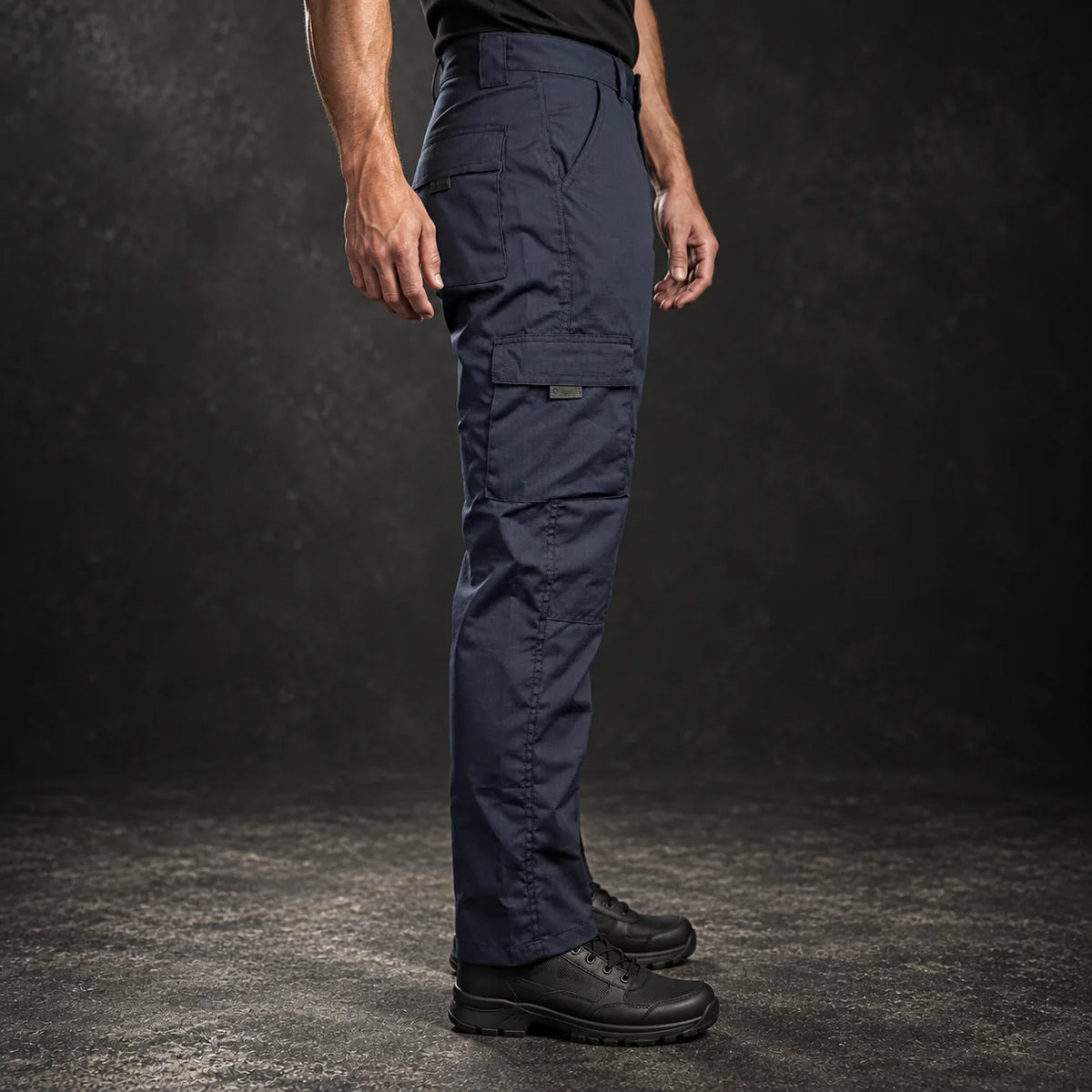 Calça tática Centrus azul em Rip-Stop, vista 2