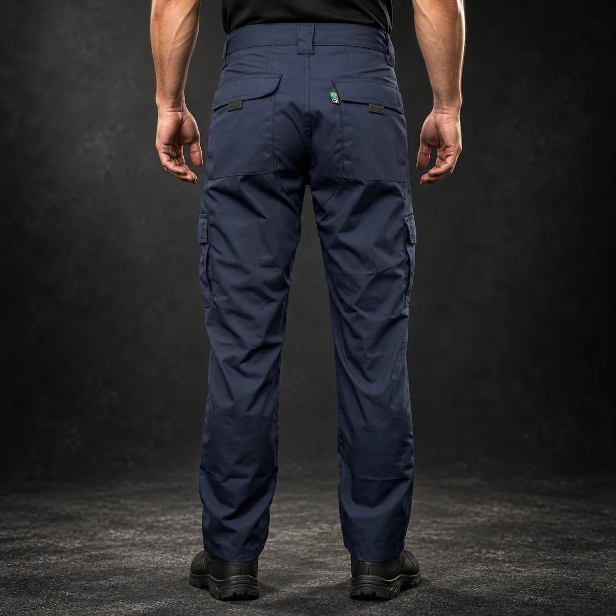 Calça tática Centrus azul em Rip-Stop, vista 3
