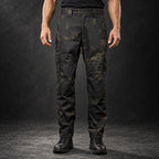 Calça tática Centrus multicam black em Rip-Stop, vista 1