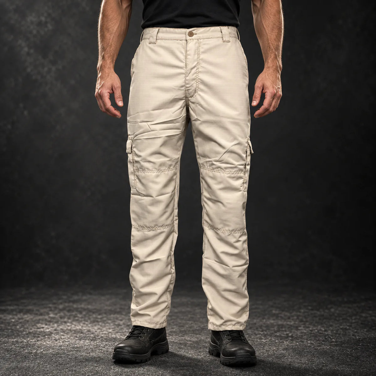 Calça tática Centrus coyote em Rip-Stop, vista 1