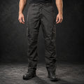 Calça tática Flex 1912 preta em Rip-Stop, vista 1