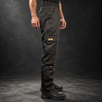 Calça tática Flex 1912 preta em Rip-Stop, vista 2