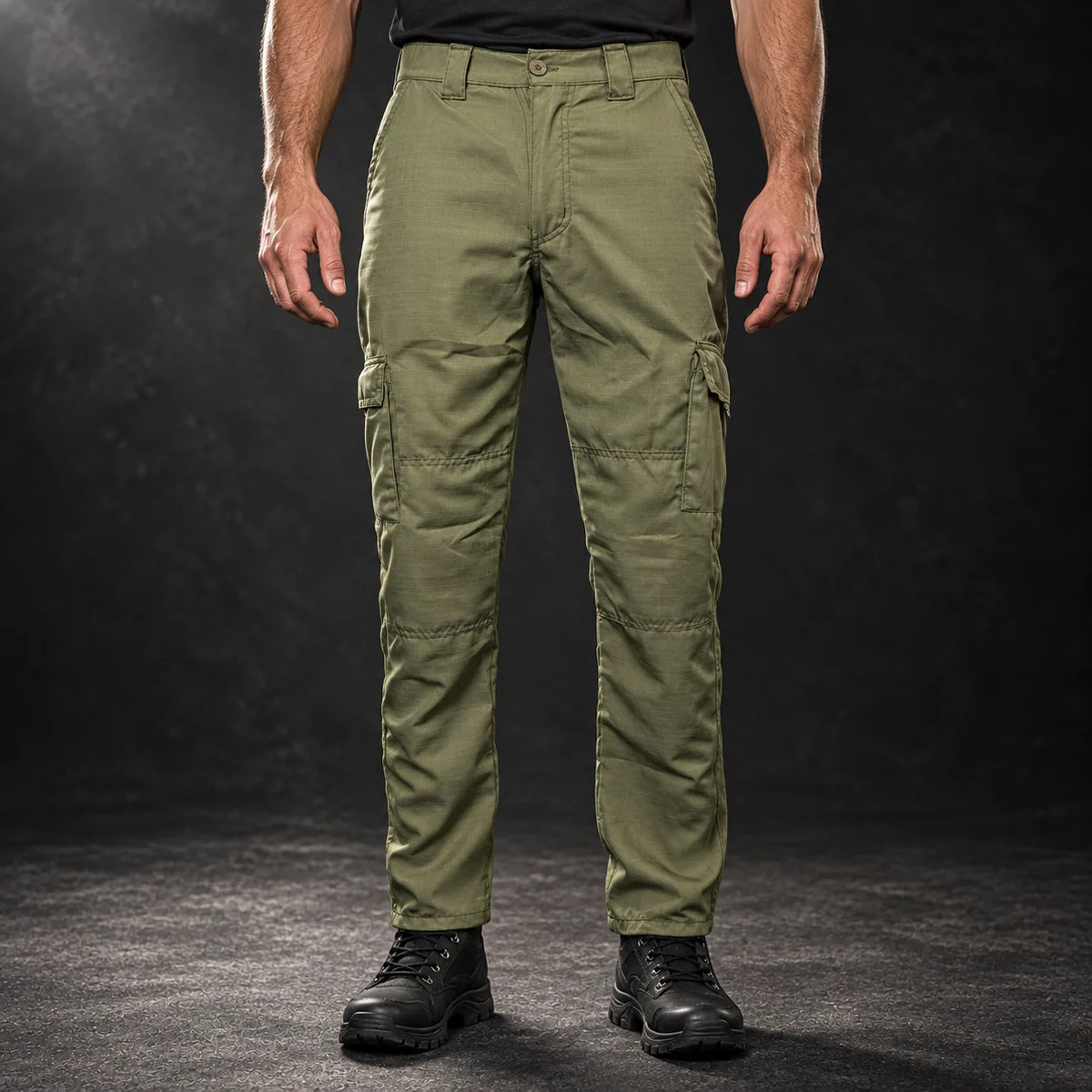 Calça tática Centrus verde em Rip-Stop, vista 1