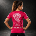 Camiseta Snake rosa Dry Fit da Brazil Spec Ops