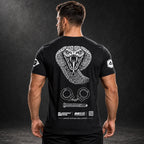 Camiseta Snake preta Dry Fit da Brazil Spec Ops