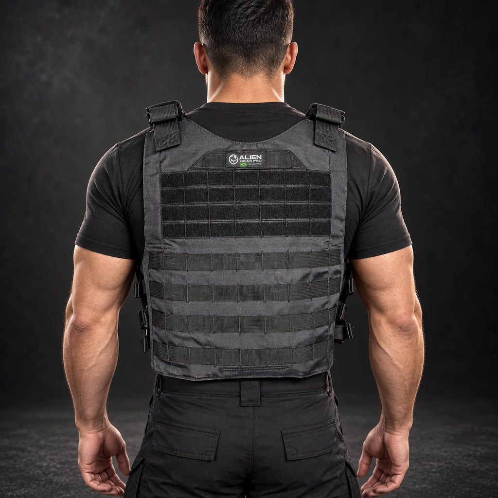 Capa de colete Venum 1912 preta em Cordura, vista 3